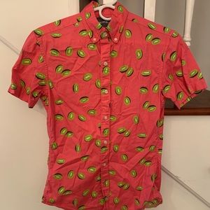 EUC Bonobos Kiwi-Print Button-Down!